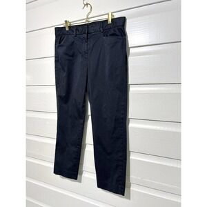 Rag & Bone Size 8 Navy Cropped Straight Leg Cropped Chino Trousers